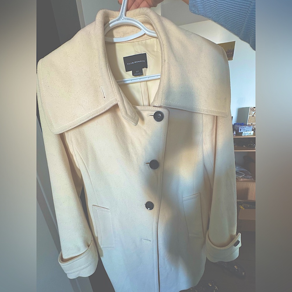 Calvin Klein Women's Cream Coat